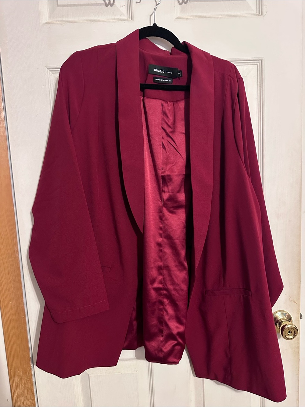 Studio by Torrid Wine Red Blazer